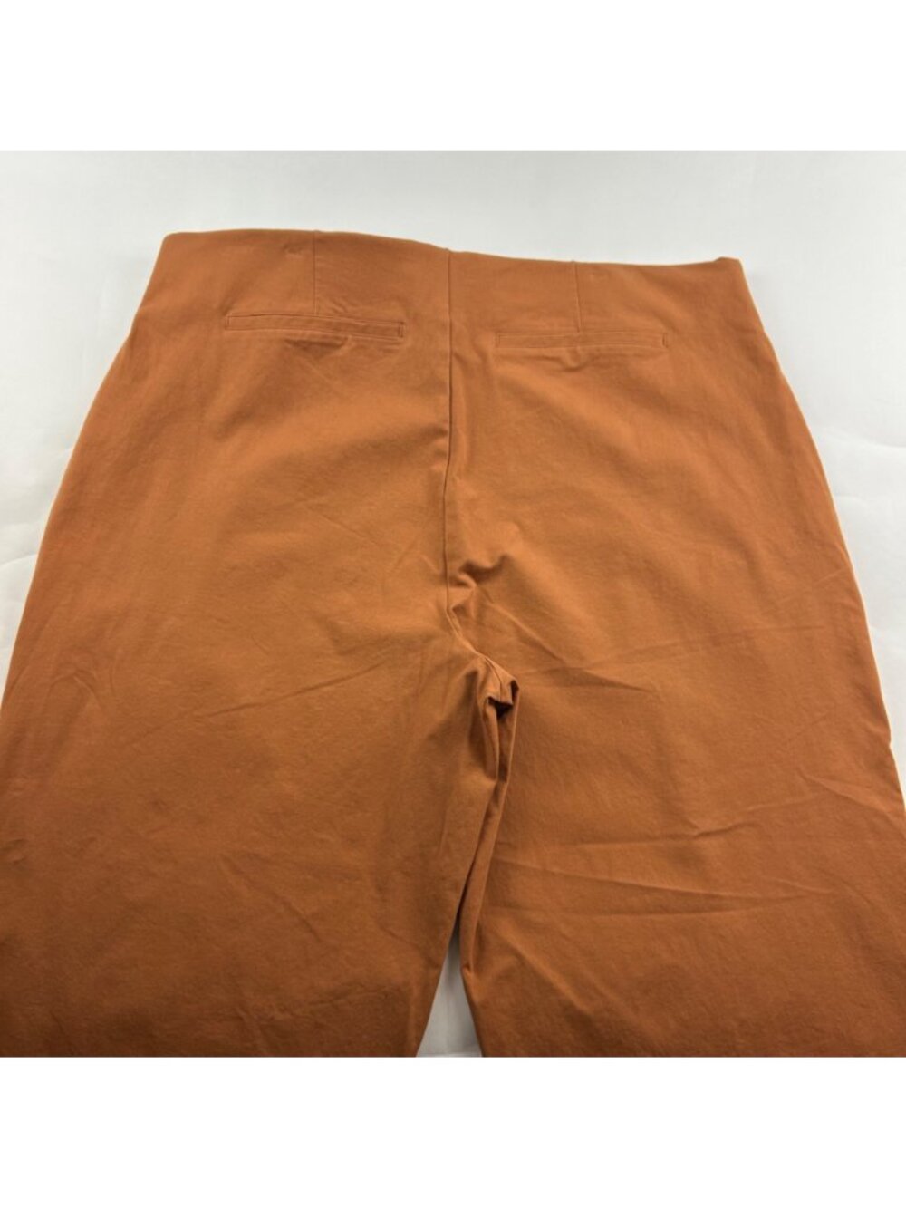 Old Navy Soft Bronze Stretch Canvas High Rise Wide Leg Pixie Pant 3X - Picture 8 of 8